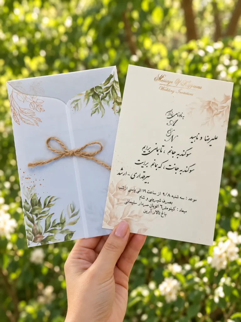 تصویر مجموعه کارت عروسی کالکی
